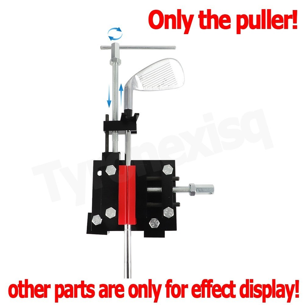 Golf Shaft Puller/Extractor - For Graphite and Steel Shafts - Regrip/Remove Tool