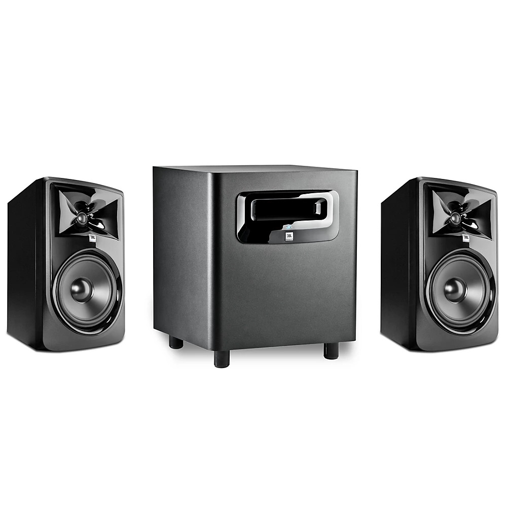 JBL 2.1 Studio Bundle w/Powered Studio Monitor Pair/Powered Studio Sub