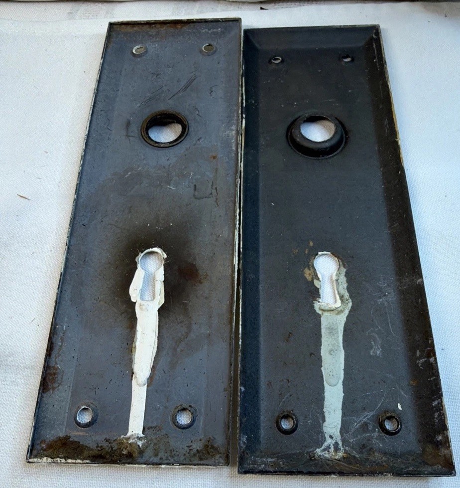 Mortise Antique Door Lock With Back Plates Spindle Knobs And Screws