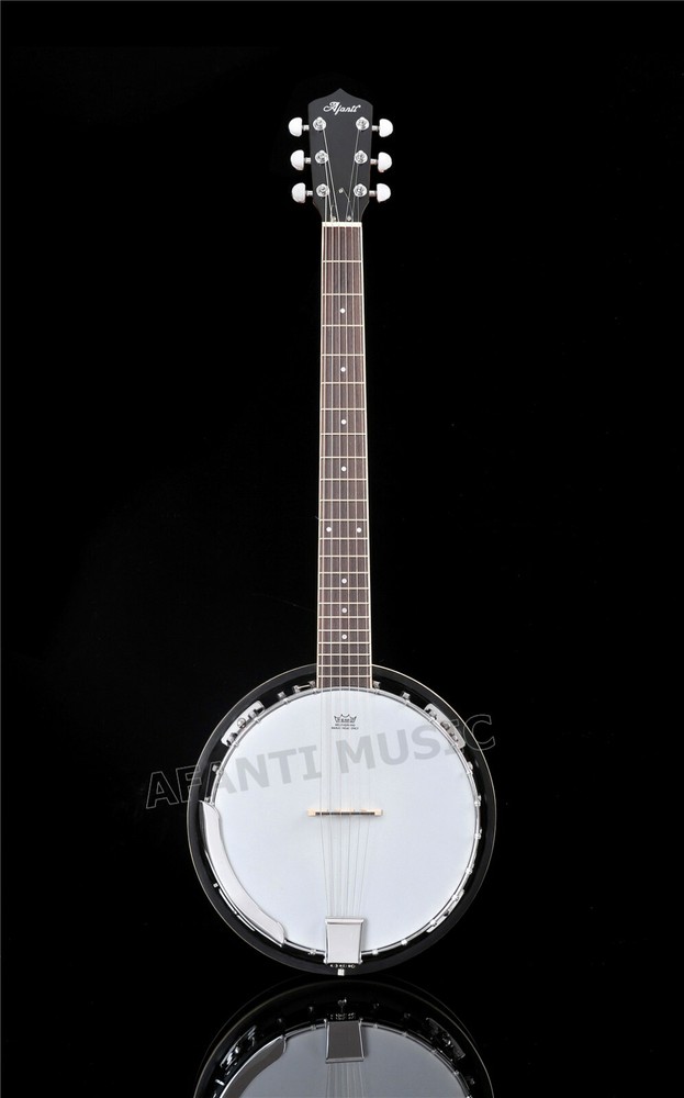 Afanti Mahogany Six String Banjo