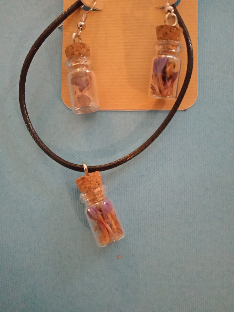 spell jar jewelry Set