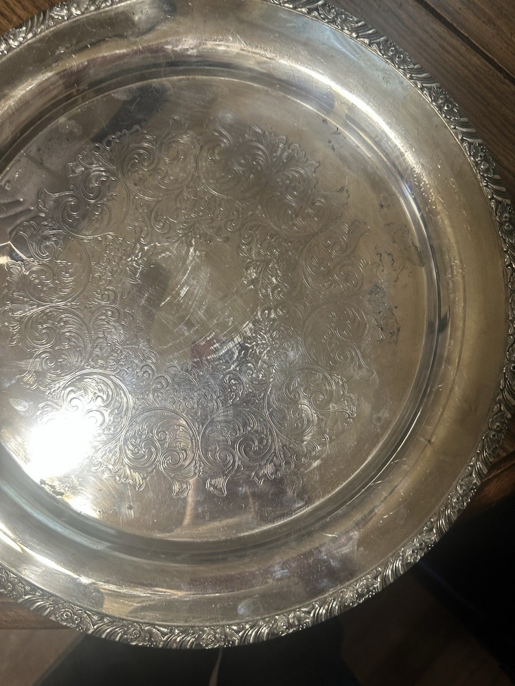 Silver Platted Plates