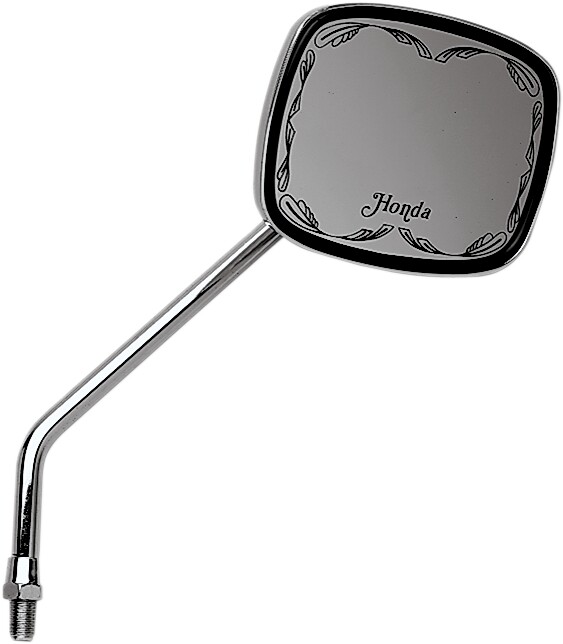 Emgo Universal Scrolled Mirror Honda, 10mm Thread - Either 20-21720