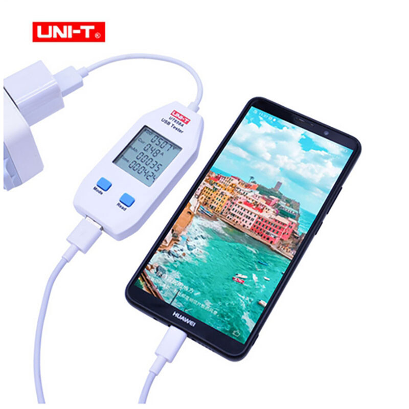 UNI-T LCD Digital USB Tester Power Capacity Volt Current Energy Detector Meter