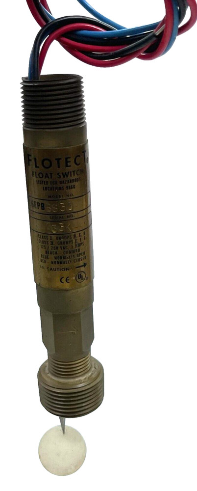 W.E.ANDERSON FLOTECT  L6EPBBS30 Float Switch Listed for Hazardous Locations