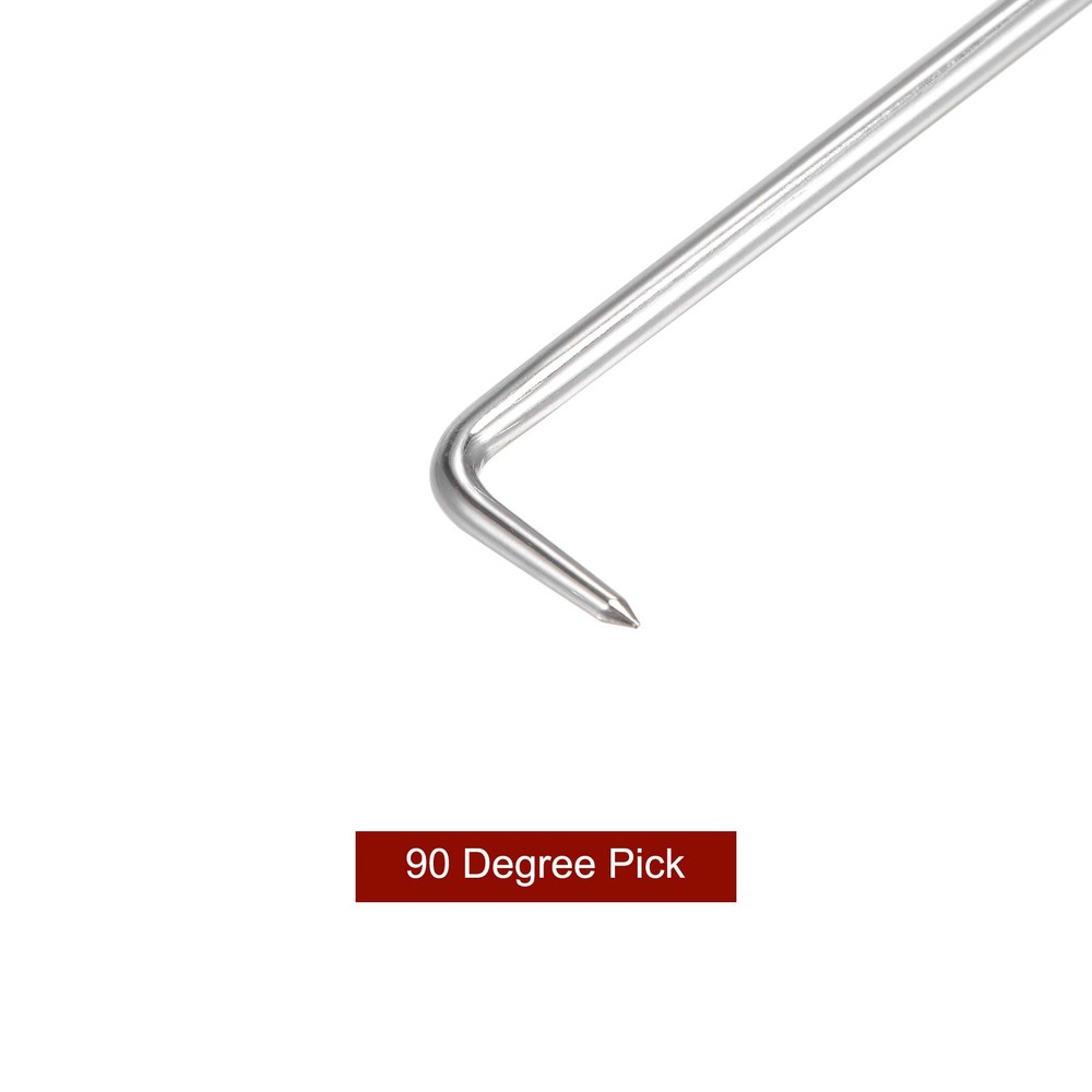 2Pcs 90 Degree Pick Hook 5.51" Puller Remover Removal Tool