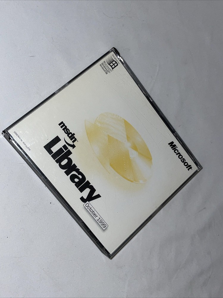 Microsoft msdn Library October 1999 ~ CD-ROM 3 Disc For Windows 98 NT