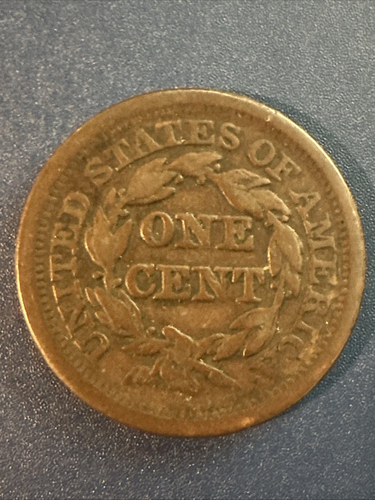 1852 BRAIDED HAIR LARGE CENT