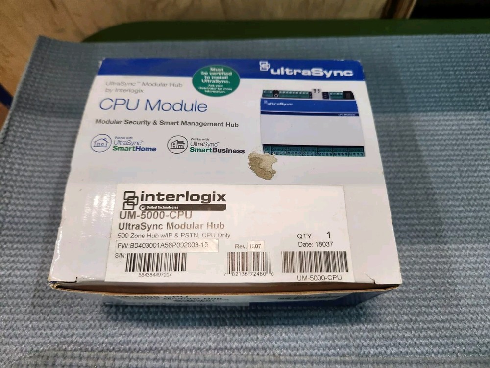 Interlogix UM-5000-CPU UltraSync 500 Zone Modular Hub
