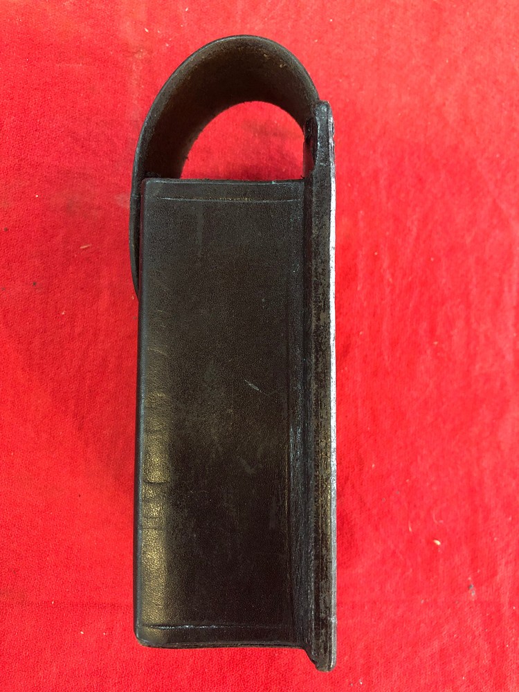 TEX SHOEMAKER Duty Belt Accessory - 100 40 SP - Black Leather w/ Loop & Hook