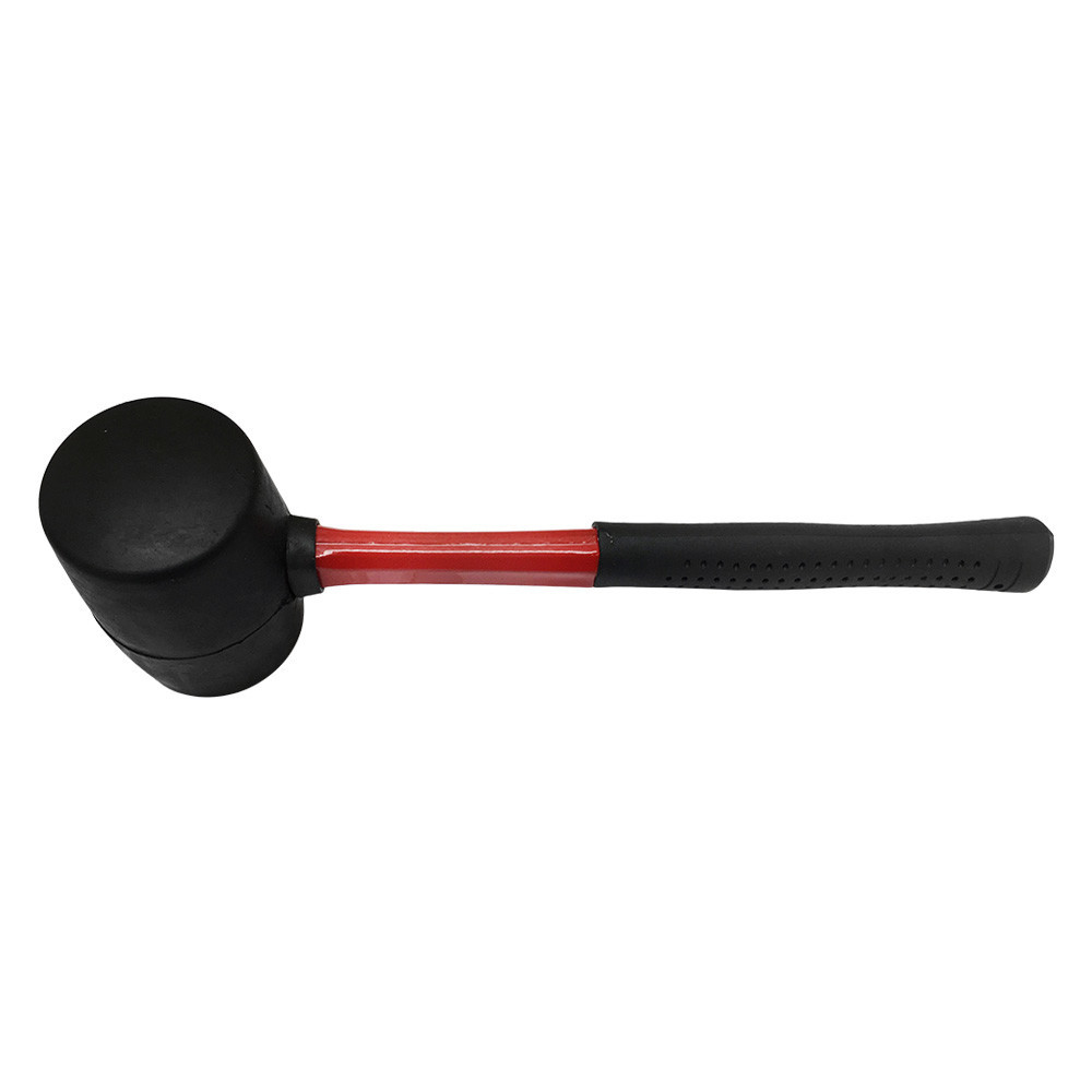 11-1/2'' Long Double-Faced Solid Rubber Head Mallet Hammer 16 Oz