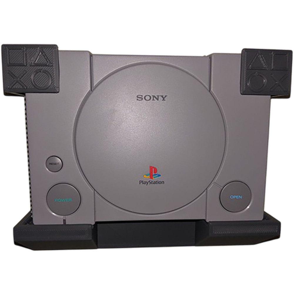 Sony PlayStation 1 PS1 Classic Console Wall Mount Bracket Holder Storage G2U