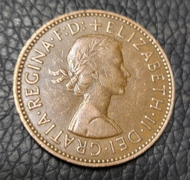 1965 Great Britain Half Penny Coin