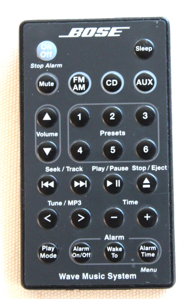 Genuine OEM Replacement Bose Remote Control for Bose Wave Music System-G6