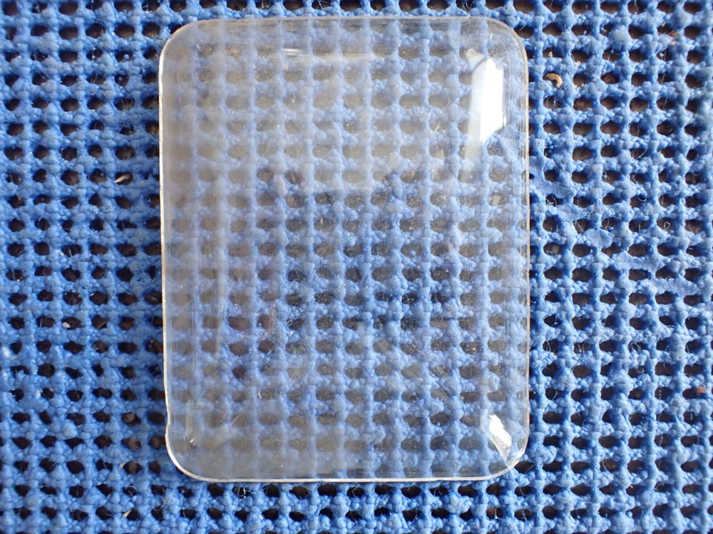 CONVEX RECTANGULAR CLOCK GLASS PART A