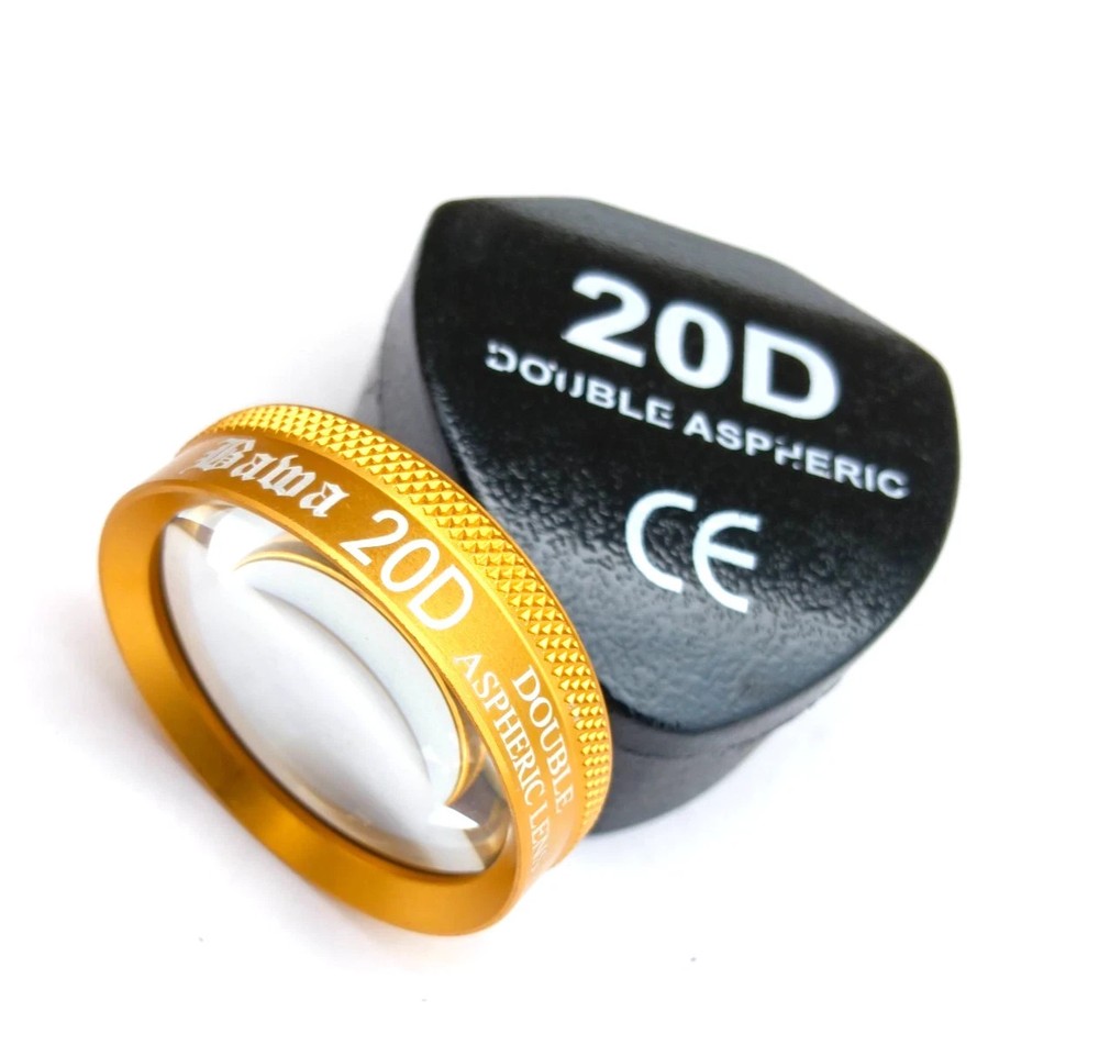 Ophthalmology Double Aspheric 20D Retinal Diagnostic Lens Comfortable Handling