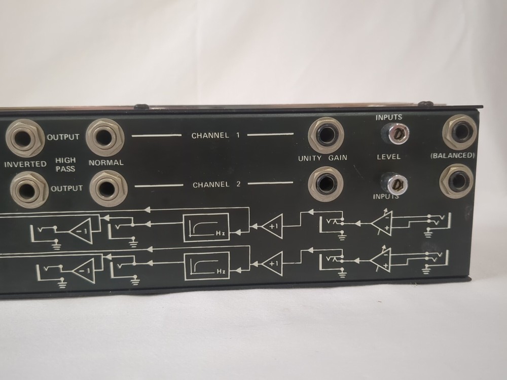 CROWN VFX2 DUAL CHANNEL VARIABLE ELECTRONIC FILTER CROSSOVER Black Chrome