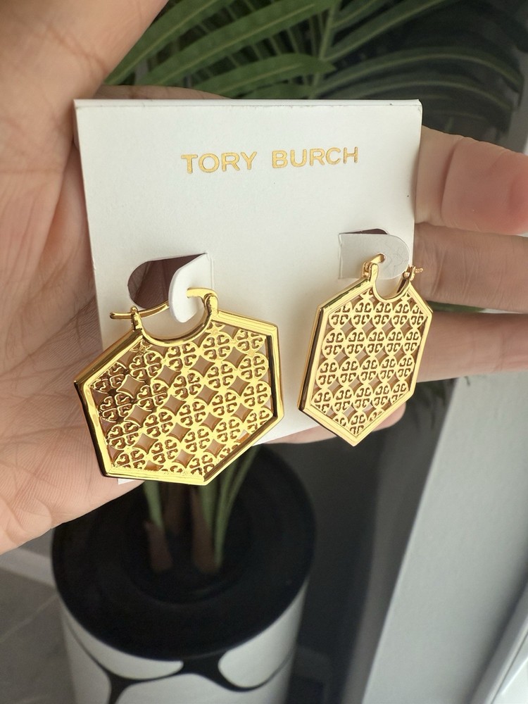 Tory Burch Logo Earrings