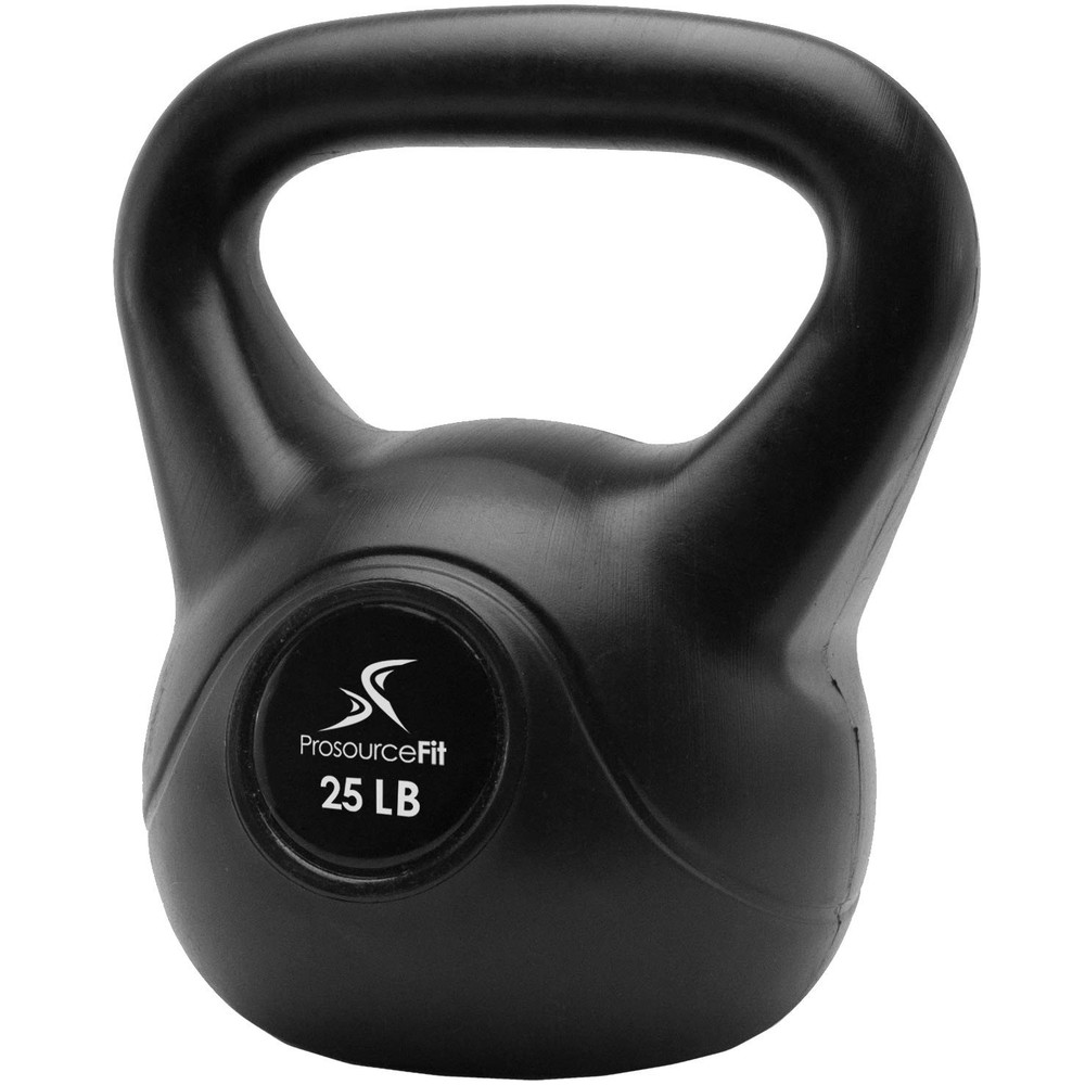 ProsourceFit Vinyl Plastic Kettlebell, 25 lb