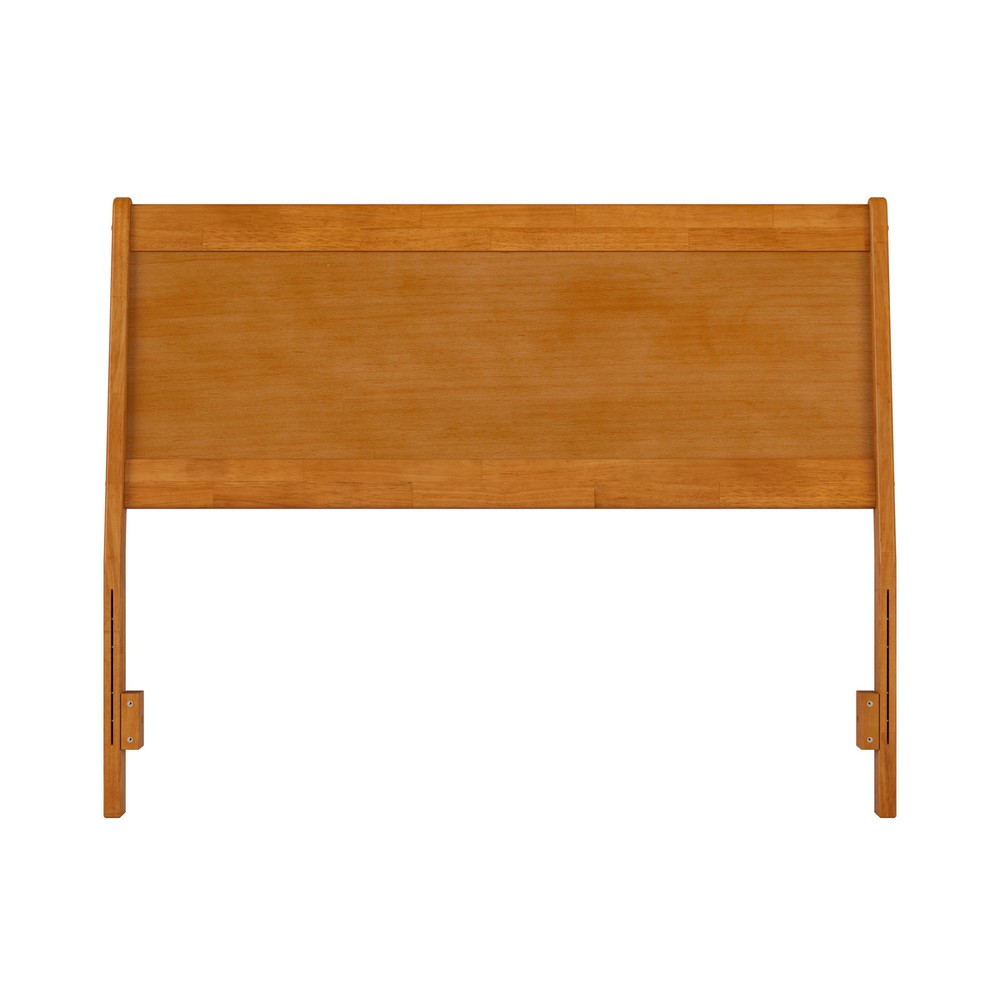 AFI Casanova Full Solid Wood Panel Headboard in Light Toffee