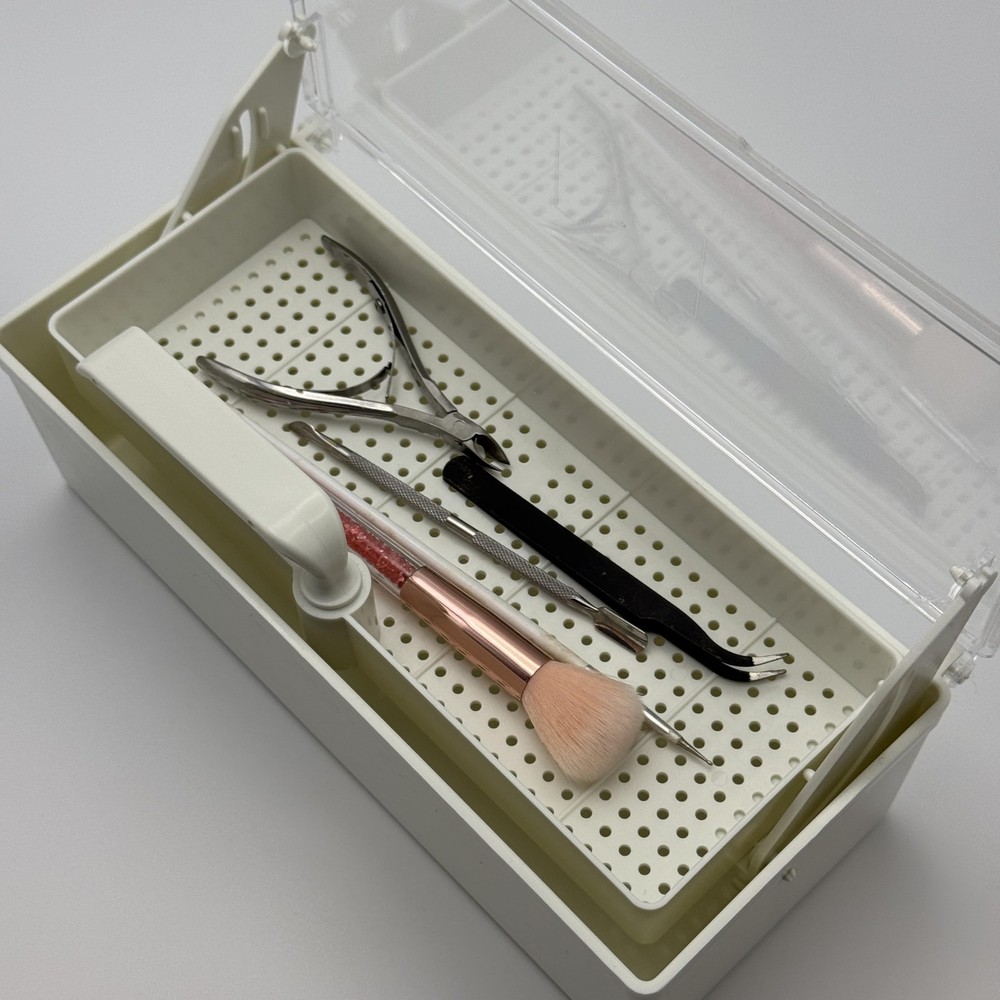 Elevating Filter Box Tool Cleaning Tray with Filter Mesh, Plastic Storage Tra...