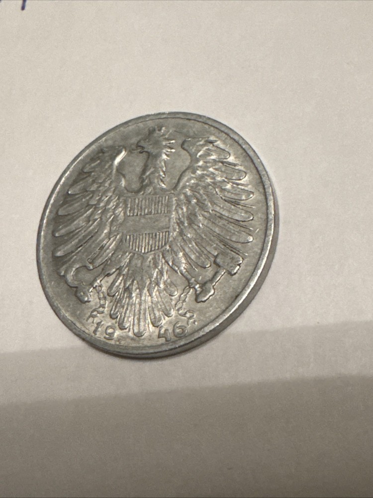 AUSTRIA COIN SCHILLING 1946 1 Schilling