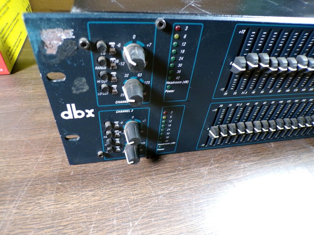 DBX 3231L Dual 1/3 Octave Graphic Equalizer