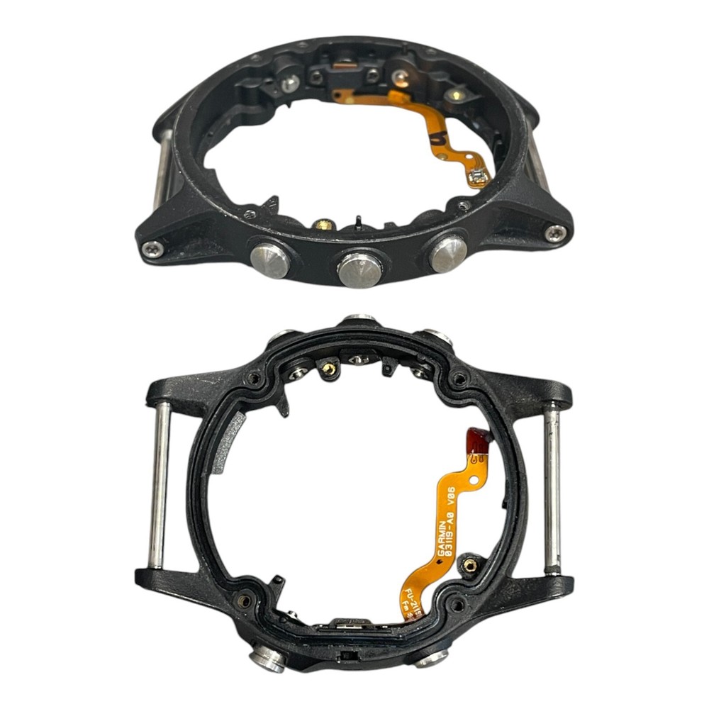 OEM Garmin Fenix 5 Plus Main Shell Housing Replacement Grade B  (Black & Silver)