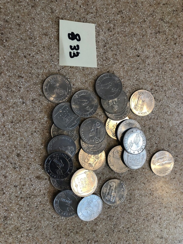 sunoco antique car coins