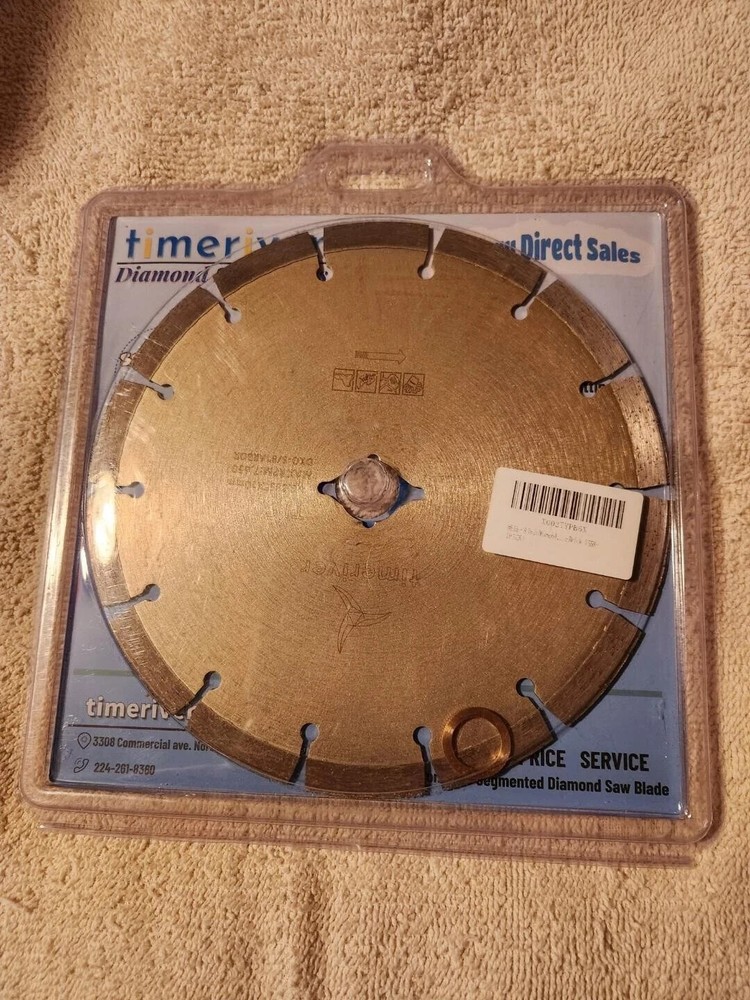 TIMERIVER TLSS8 8" CONCRETE SEGMENTED DIAMOND SAW BLADE