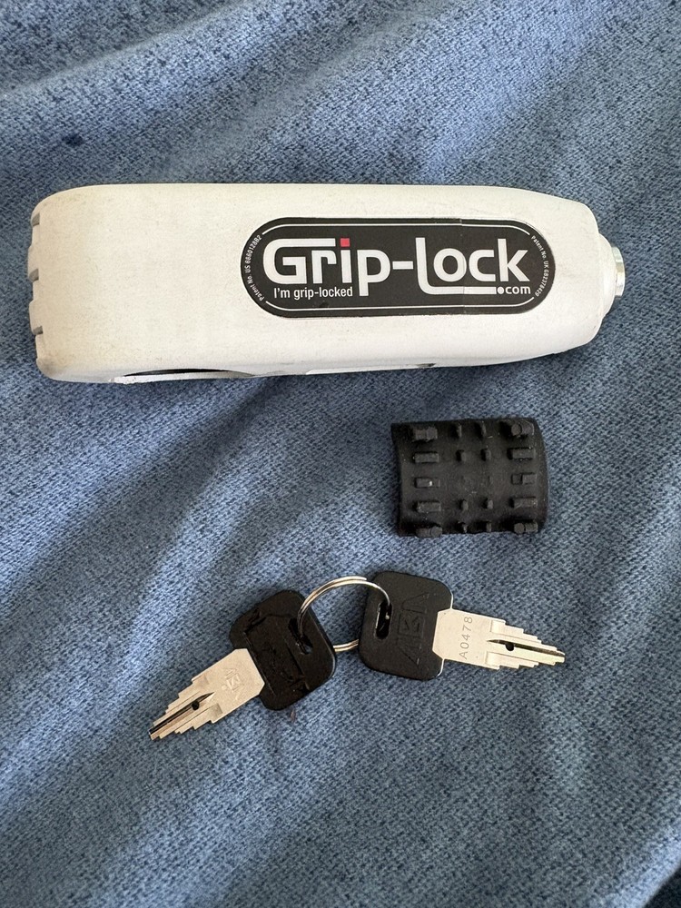 Grip-Lock &Kryptonite Evolution Disc Lock for Motorbikes Security Slightly Used