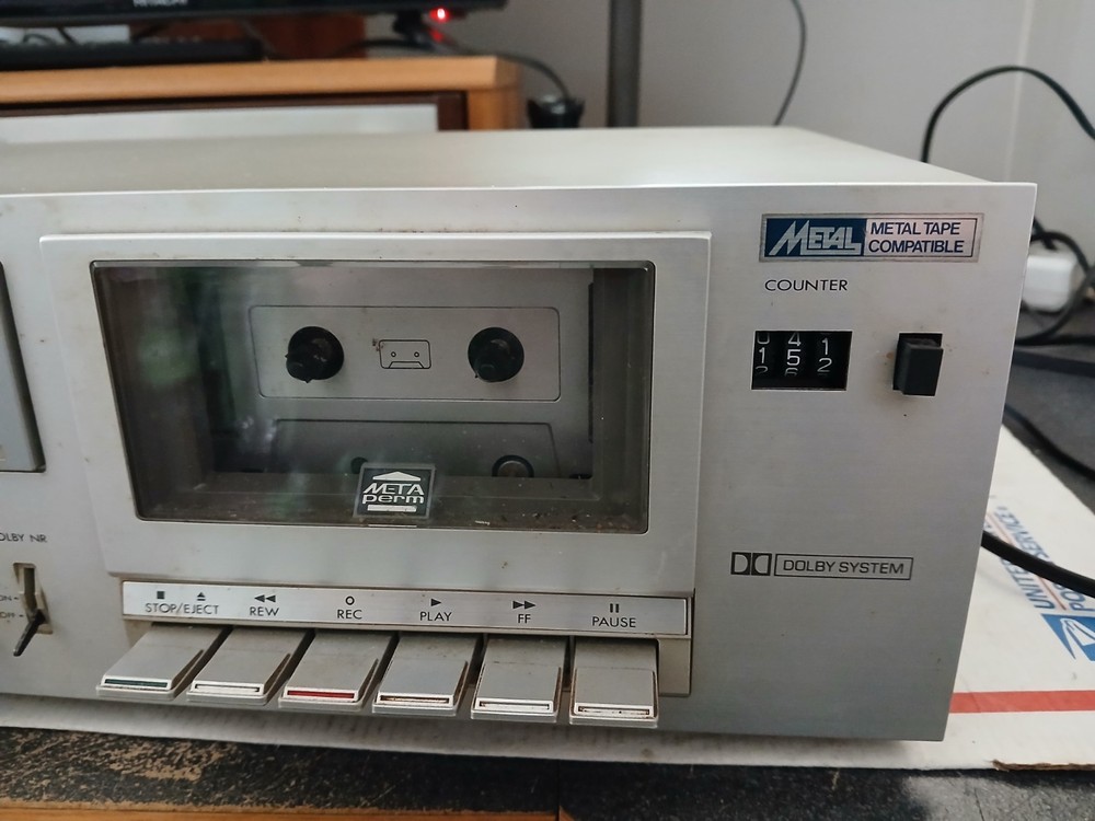 JVC KD-A11 Stereo Cassette Deck - Blown Left Channel READ