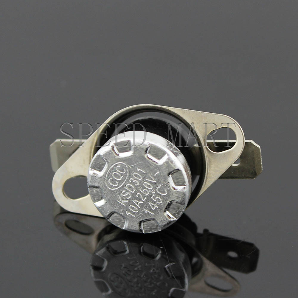 5 pcs Temperature Switch Control Sensor Thermal Thermostat 145°C N.C. KSD301