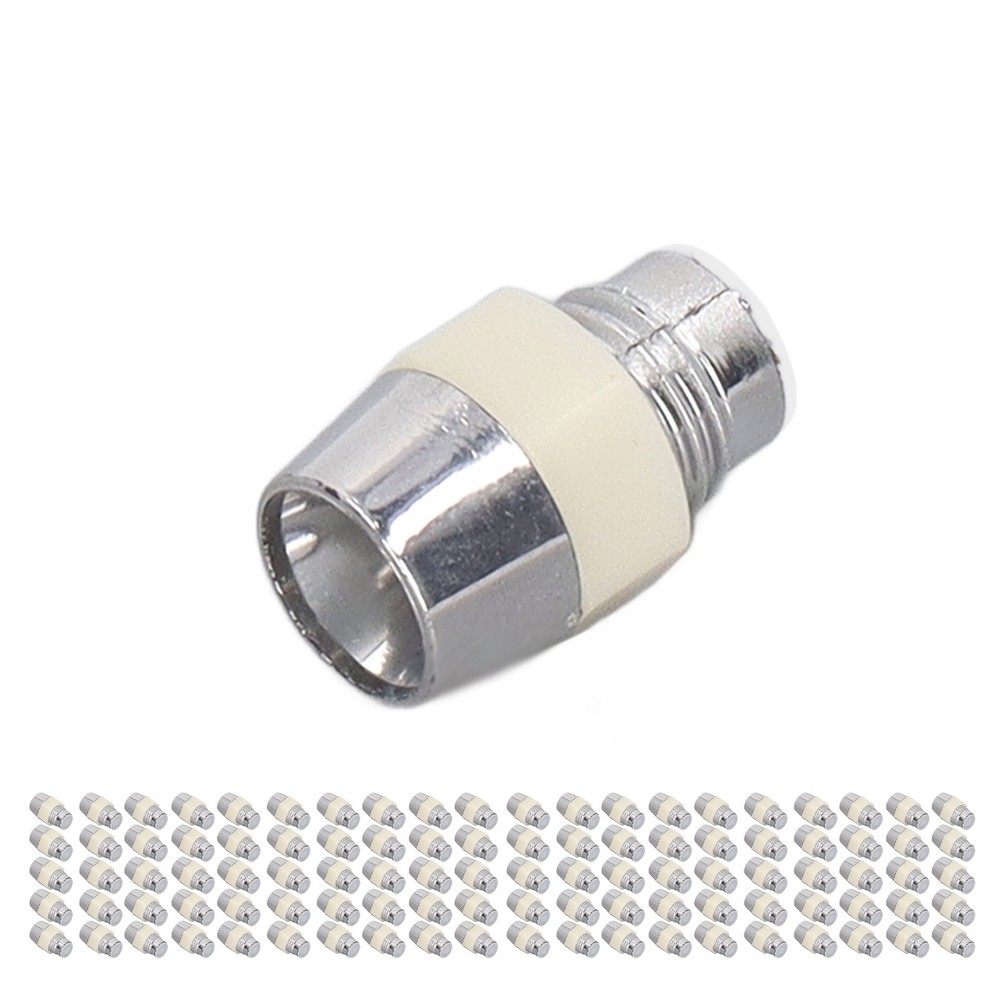 100 Set LED Holder 5mm Plastic Light Emitting Diode Panel Mount Clip Repair Tool