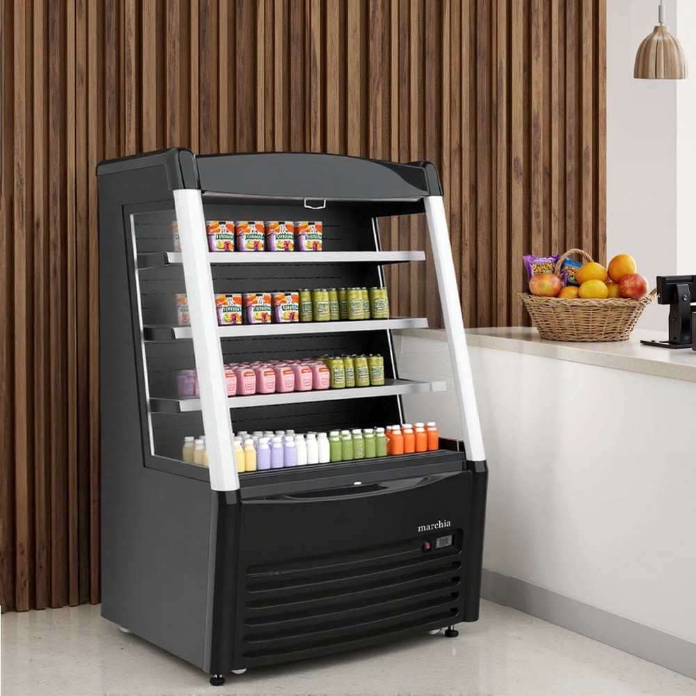 36" Open Air Refrigerated Display Merchandiser, 60”H Black