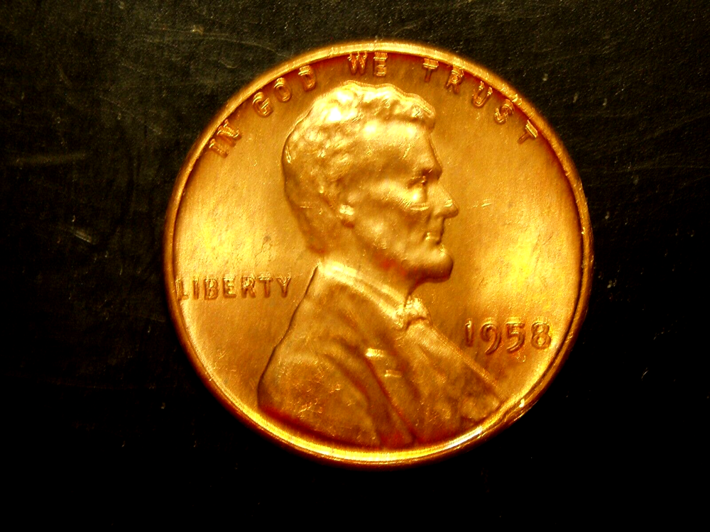 1958 UNC LINCOLN WHEAT CENT #11