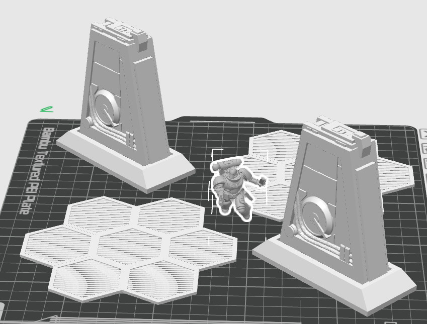 Project Mobius - 28-32mm Sci Fi Terrain: Solar Panels (Flower)