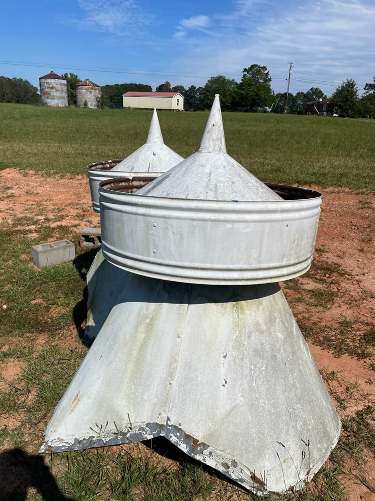 Vintage Antique Galvanized Barn Cupolas - 5' Tall
