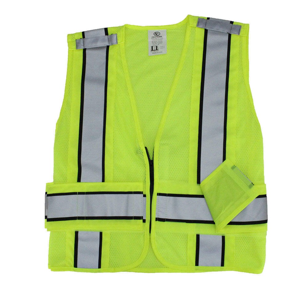 High Visibility Reflective Duty Safety Vests Plain and ID (Security)