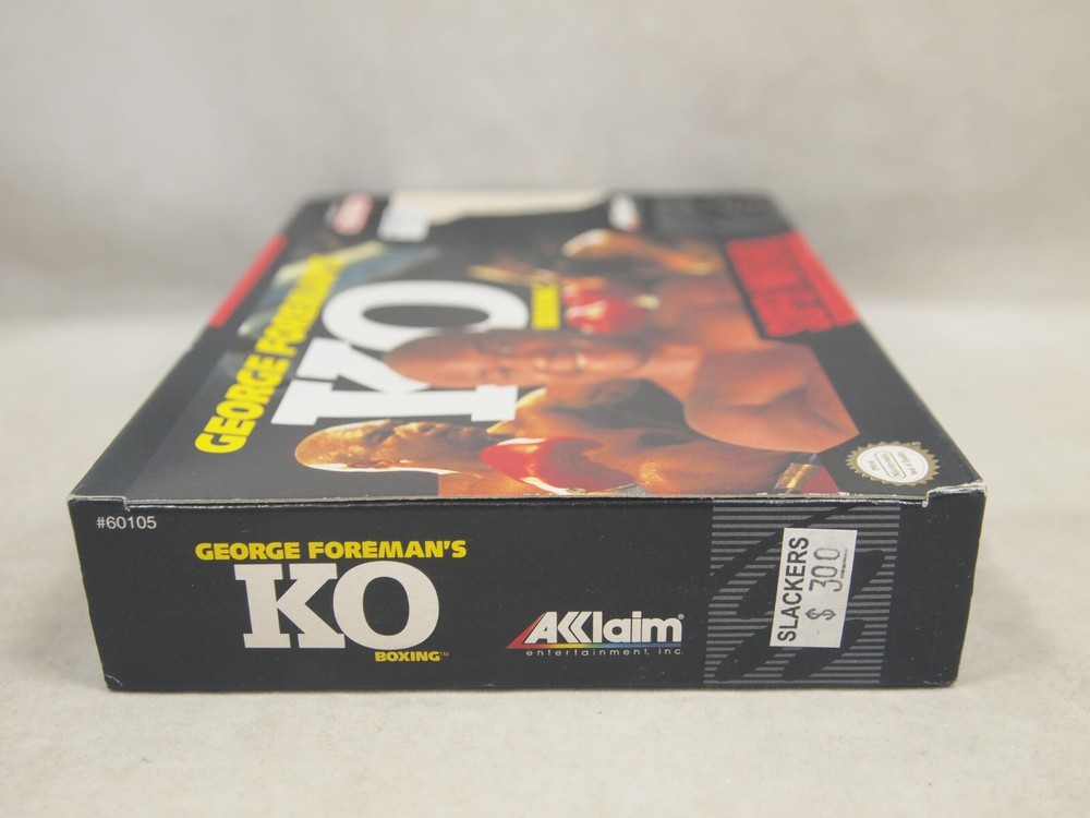 George Foreman's KO Boxing (Super Nintendo | SNES) Authentic BOX ONLY