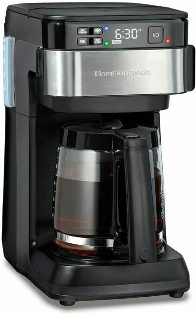 Hamilton Beach 49350 Programmable Smart Coffee Maker - Black Ai Intelligent
