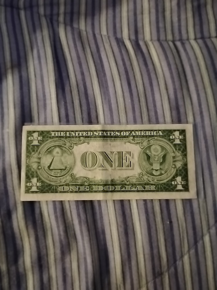 1935 E United States $1 Silver Certificate Circulated Banknote ERROR Misprint