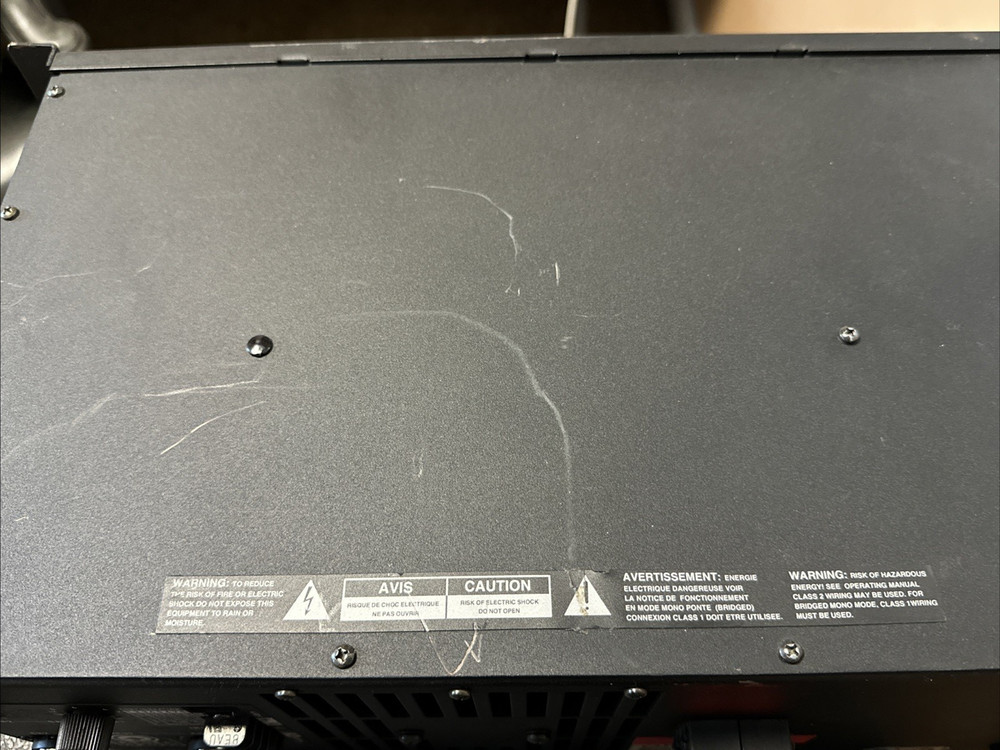 QSC USA1310 Power Amplifier Tested & working!