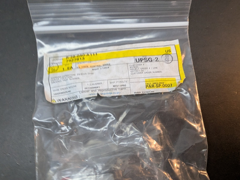 Manitowoc 76-2781-3 Ice Thickness Control Single NOS with Instructions