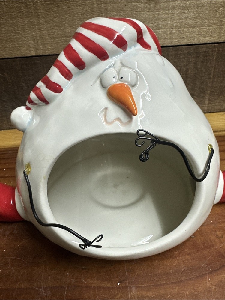 Snowballs Snowman Tealight Holder