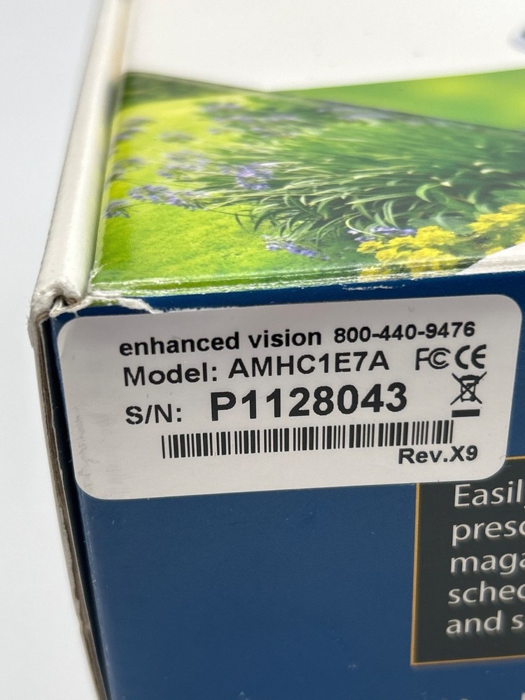 Amigo HD Enhanced Vision Handheld Digital Magnifier 7" LCD Tested