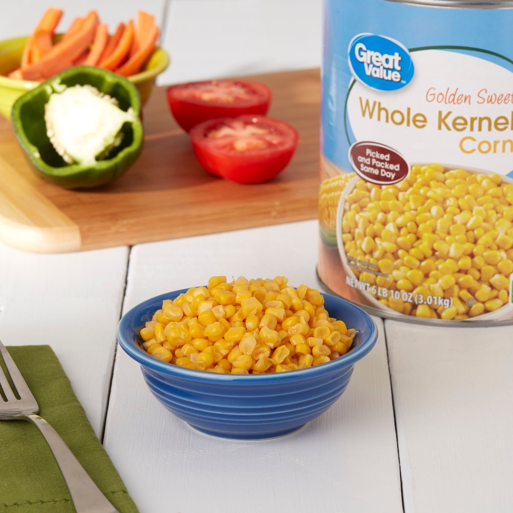 Great Value, Golden Sweet Whole Kernel Corn, 106 oz