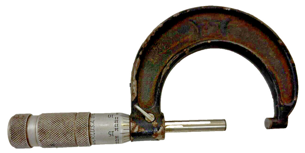 BROWN & SHARPE 1-2" RANGE .0001 GRADUATION MICROMETER 6" OAL