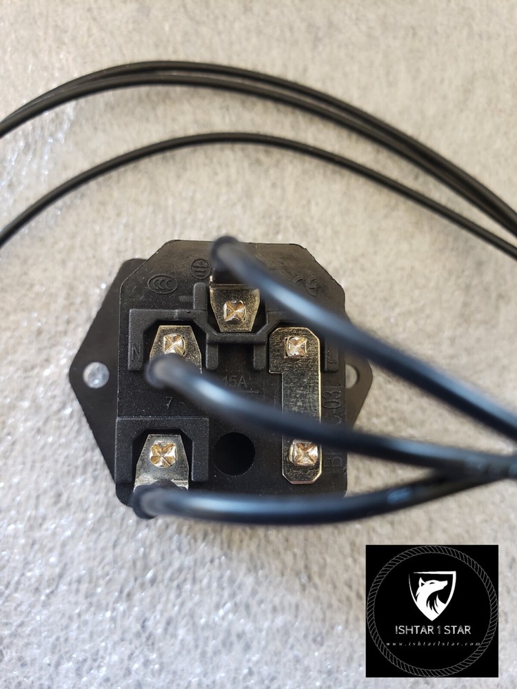 Panel mount power Inlet