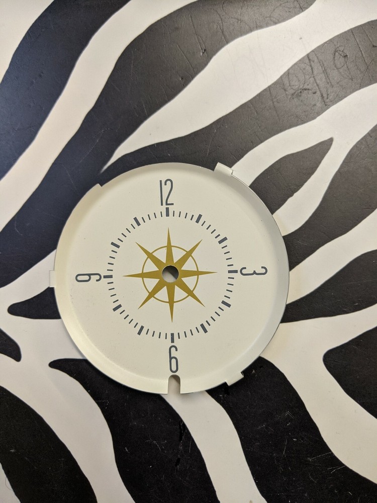 1958 to early 1962 Century Boat Clock Dial